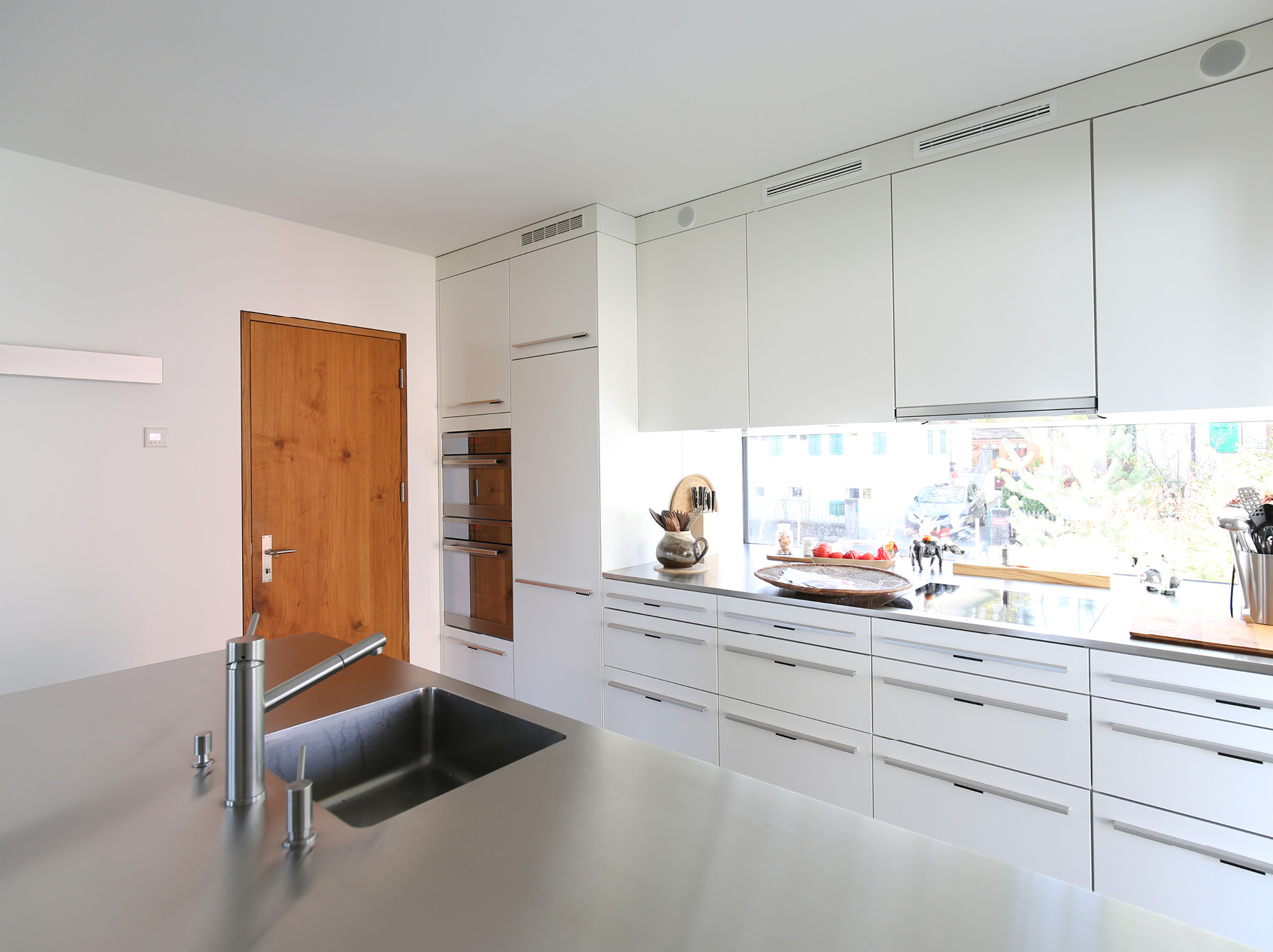 Küche mit Luftdurchlässen