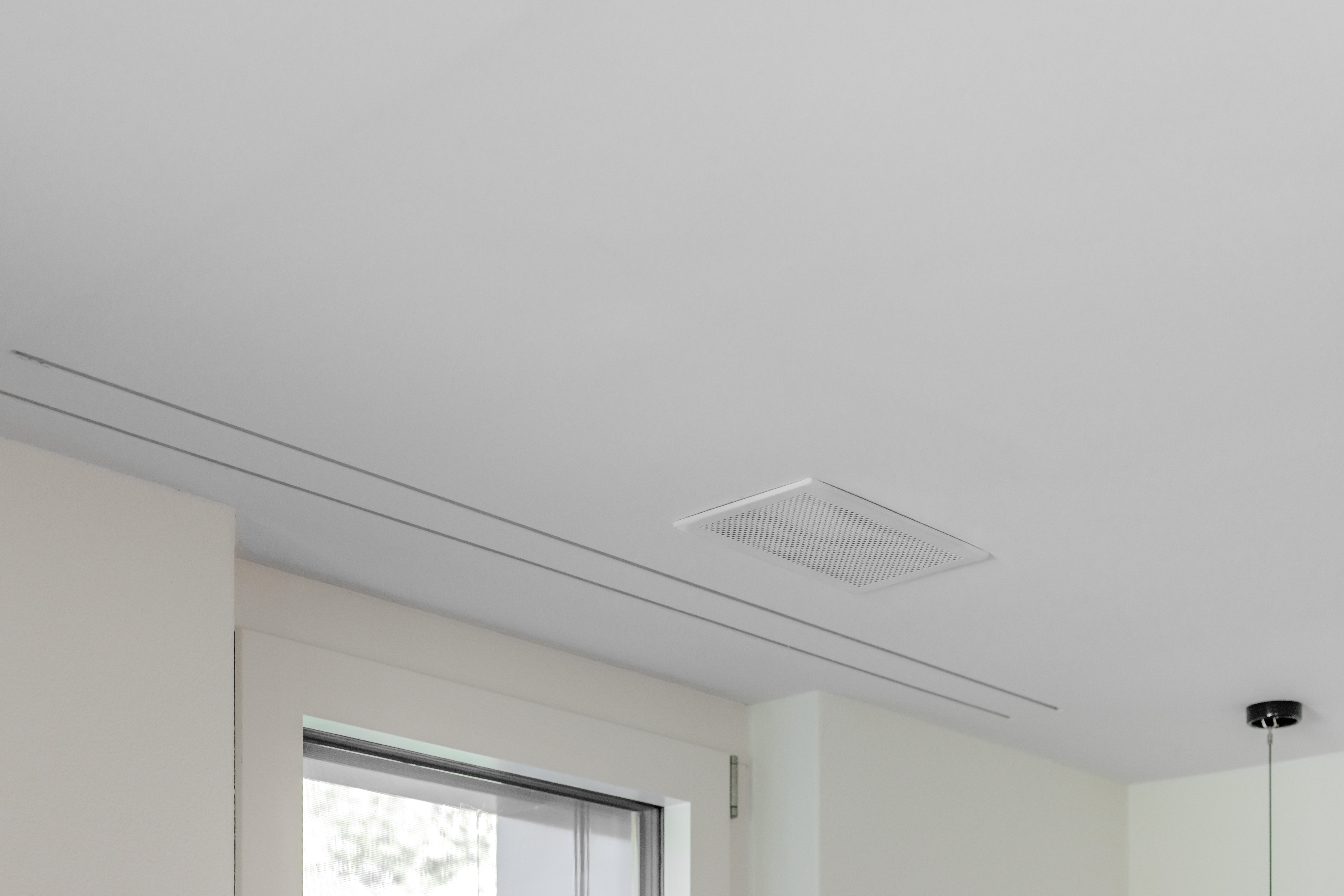 Soggiorno con ventilazione Zehnder comfort