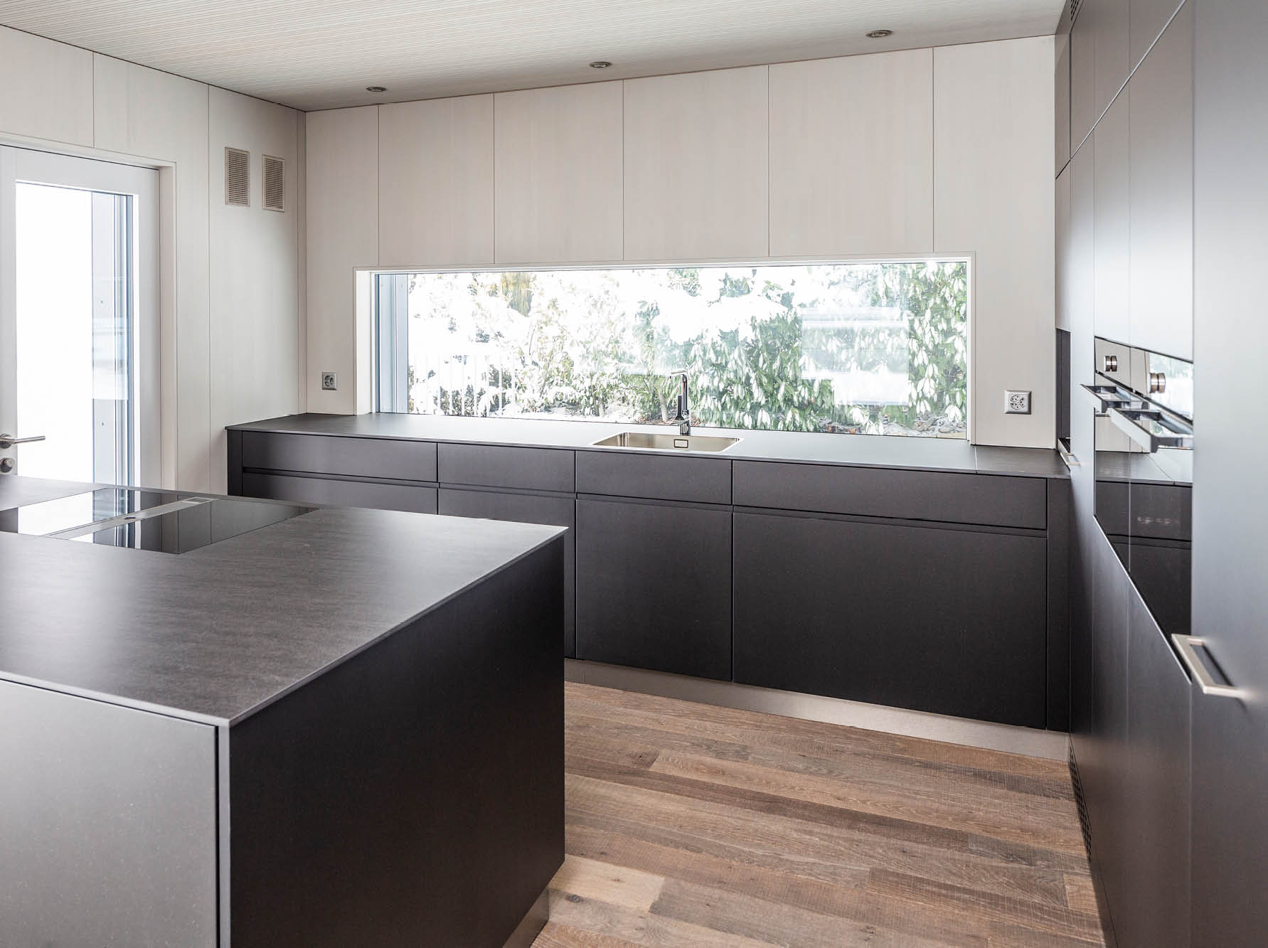 Küche des Zweifamilienhauses mit Minergie-Standard