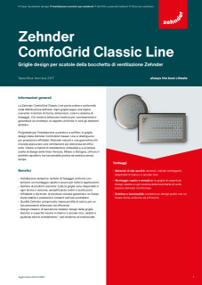 Zehnder_CSY_ComfoGrid Classic Line_TES_CH_it